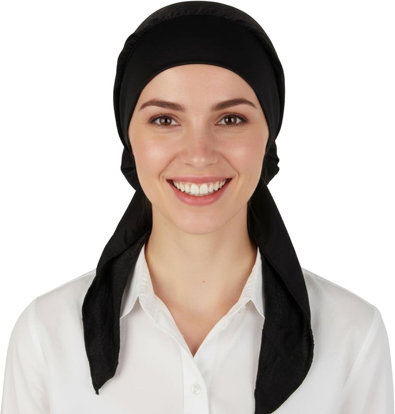 FADACHY Chemo Headwear for Women,Chemo Caps Lightweight for Summer with Head Scarf,Silky Soft Hair Turbans Fashion - Image 1